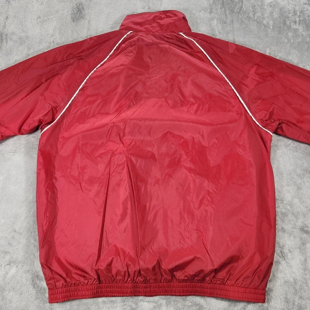 Vintage Oklahoma Sooners Jacket‎ Mens XL Red NCAA Football Nike Windbreaker